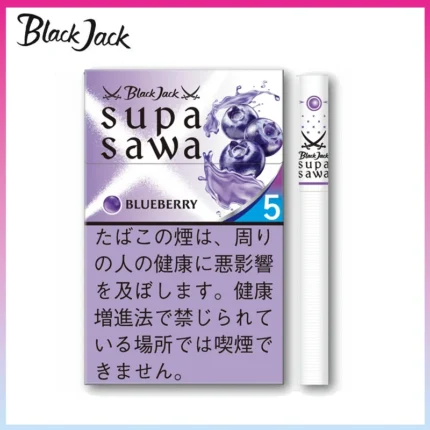 Black Jack SUPA SAWA Blueberry黑傑克藍莓爆珠薄荷5mg香煙